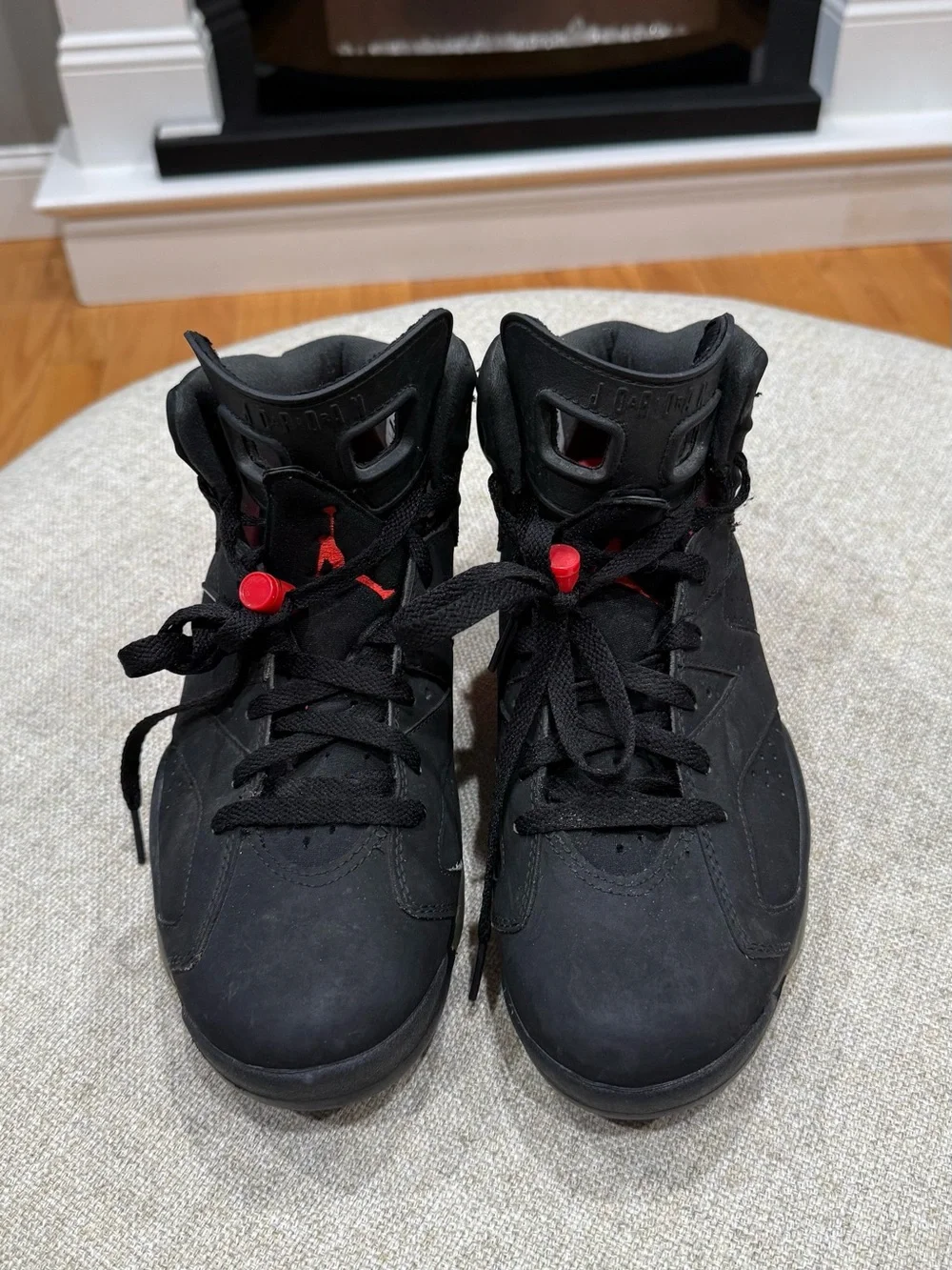 Nike Air Jordan 6 Retro Infrared 2014 Men’s Size 10 Black/Red (384664-023)